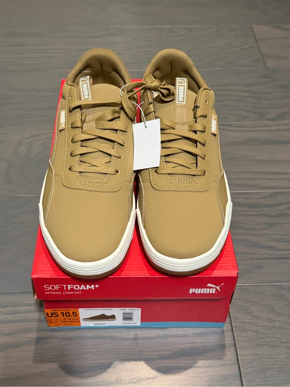 NWT PUMA Men’s Tan Casual Sneakers size 10.5